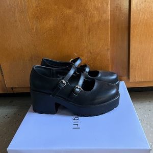 Cute platform Mary Janes